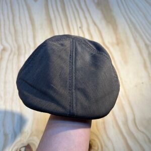Angela & William Mens Charcoal Gray Flat Cap Newsboy Ivy Hat Size L/XL
